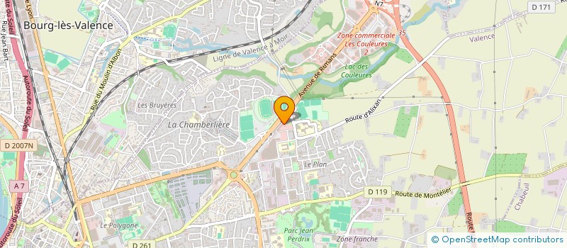 localisation de l'entreprise MONSIEUR HAMID BOUHYOUAJEB à VALENCE