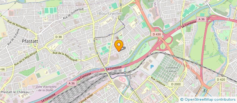 localisation de l'entreprise MONSIEUR HAMID BOUKHORSA  MULHOUSE