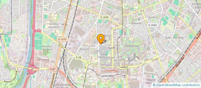 localisation de l'entreprise MONSIEUR HAMID BOULELOUAH à GRENOBLE