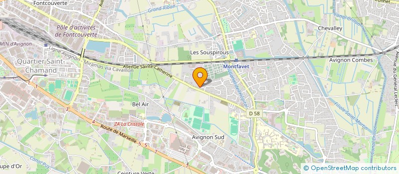 localisation de l'entreprise MONSIEUR HAMID BOUNOUA  AVIGNON