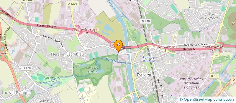 localisation de l'entreprise MONSIEUR HAMID BOUNOUAR  FLERS-EN-ESCREBIEUX