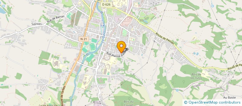 localisation de l'entreprise MONSIEUR HAMID BOURICHE  AUCH