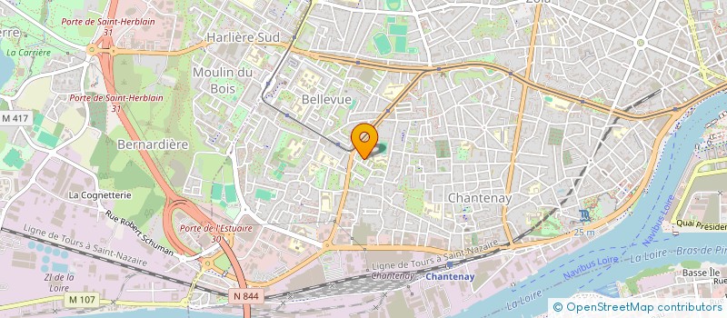 localisation de l'entreprise MONSIEUR HAMID CHABOU à NANTES