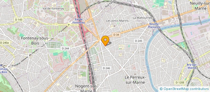 localisation de l'entreprise MONSIEUR HAMID CHAHBOUNE  LE PERREUX-SUR-MARNE