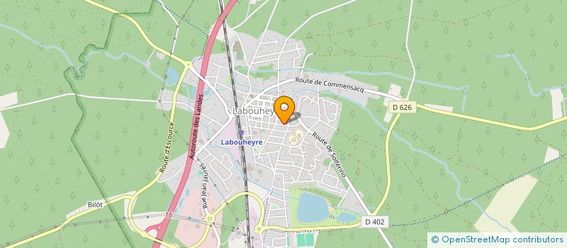 localisation de l'entreprise MONSIEUR HAMID CHAHET  LABOUHEYRE