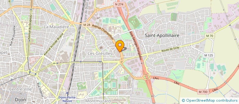 localisation de l'entreprise MONSIEUR HAMID DANI à DIJON