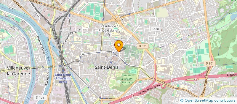 localisation de l'entreprise MONSIEUR HAMID DJERMANI à SAINT-DENIS