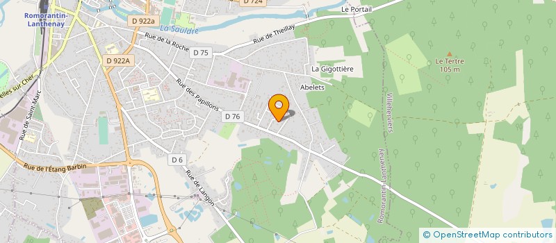 localisation de l'entreprise MONSIEUR HAMID EL BIED à ROMORANTIN-LANTHENAY