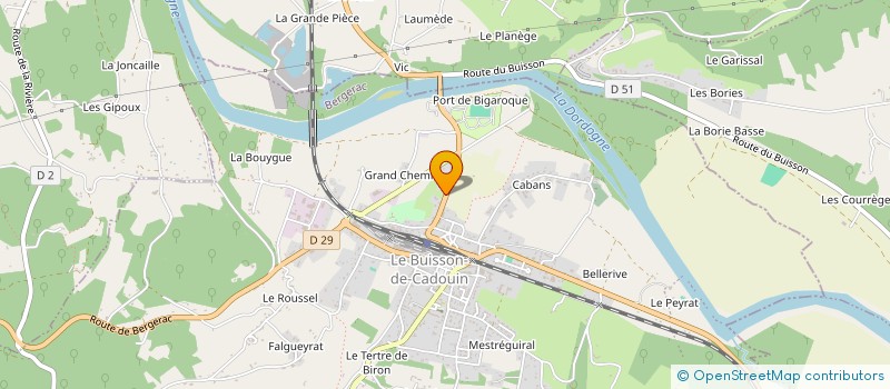 localisation de l'entreprise MONSIEUR HAMID EL BOUANANI  LE BUISSON-DE-CADOUIN