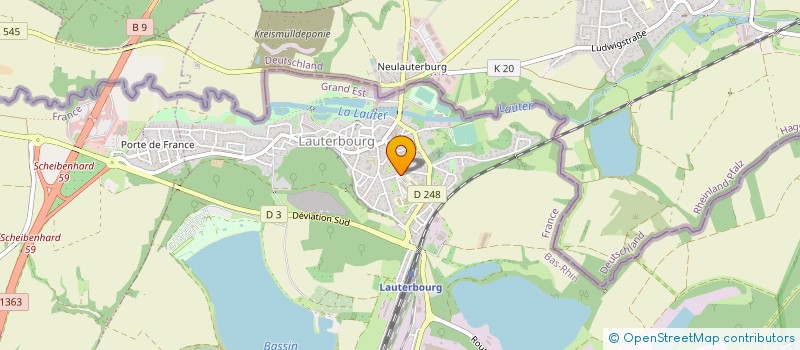 localisation de l'entreprise MONSIEUR HAMID EL-FATNI  LAUTERBOURG