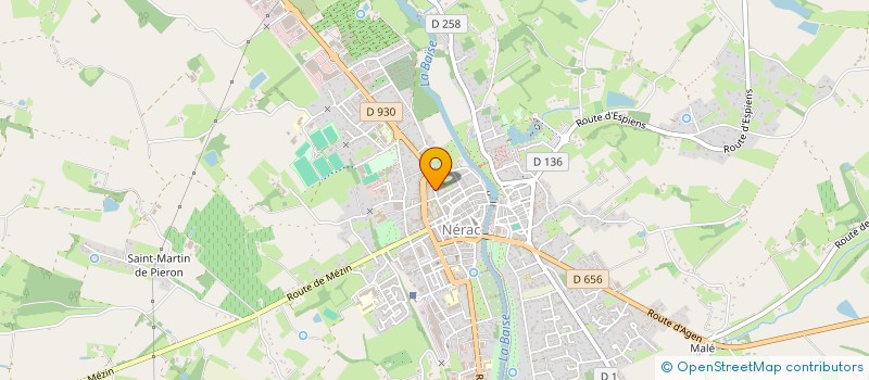 localisation de l'entreprise MONSIEUR HAMID EL GHAZI  NERAC