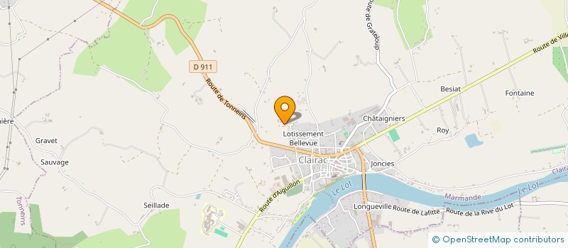 localisation de l'entreprise MONSIEUR HAMID EL HAIRECH  CLAIRAC