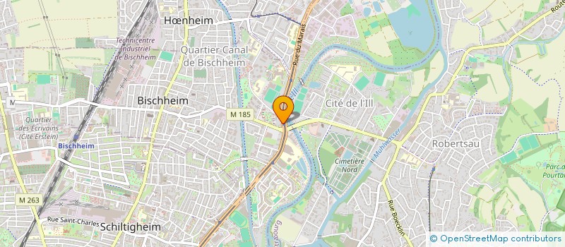 localisation de l'entreprise MONSIEUR HAMID EL KHYATI  BISCHHEIM