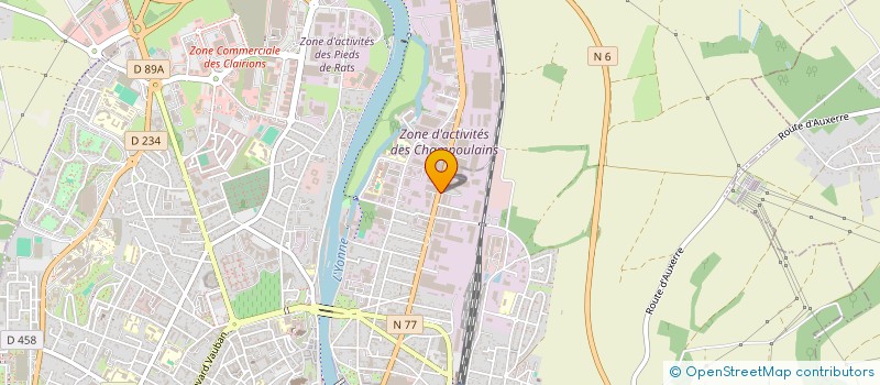 localisation de l'entreprise MONSIEUR HAMID ELRHABLA à AUXERRE