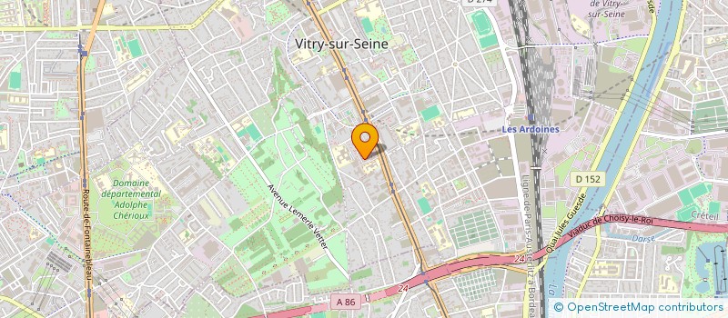 localisation de l'entreprise MONSIEUR HAMID FAOUZI  VITRY-SUR-SEINE