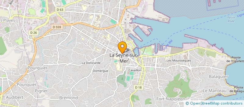 localisation de l'entreprise MONSIEUR HAMID FOUZI  LA SEYNE-SUR-MER