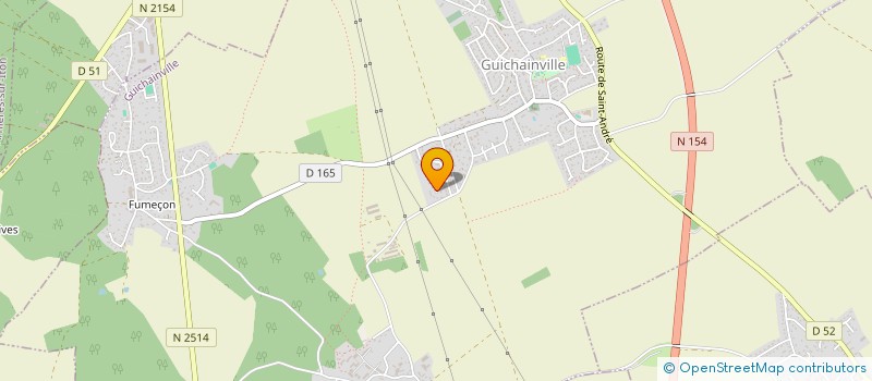 localisation de l'entreprise MONSIEUR HAMID GANI  GUICHAINVILLE