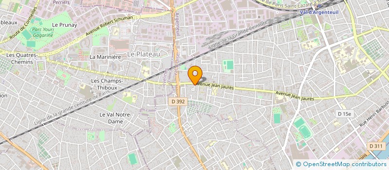 localisation de l'entreprise MONSIEUR HAMID GRIM  ARGENTEUIL