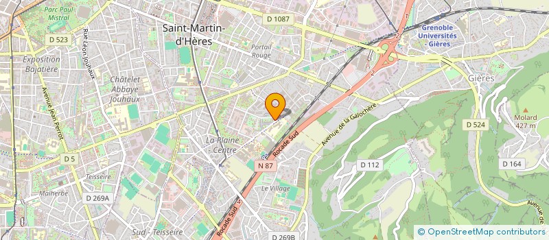 localisation de l'entreprise MONSIEUR HAMID GUENFOUDI  SAINT-MARTIN-D'HERES
