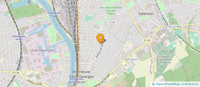 localisation de l'entreprise MONSIEUR HAMID GUENNOUNI à VILLENEUVE-SAINT-GEORGES