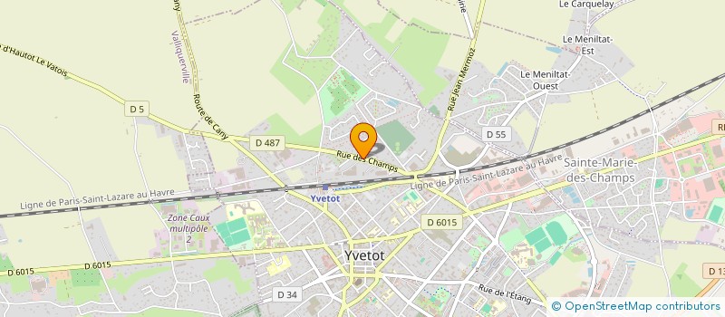 localisation de l'entreprise MONSIEUR HAMID HADDOUCHE  SAINTE-MARIE-DES-CHAMPS