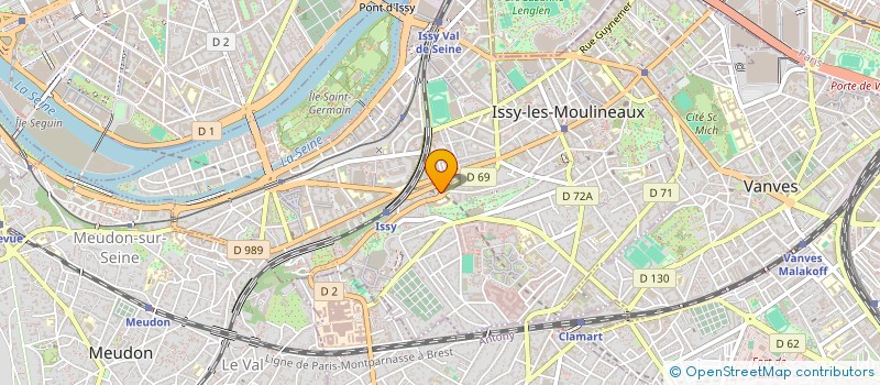 localisation de l'entreprise MONSIEUR HAMID HADJ ALI à ISSY-LES-MOULINEAUX