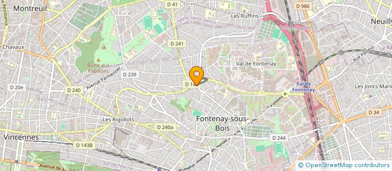 localisation de l'entreprise MONSIEUR HAMID HADJI à FONTENAY-SOUS-BOIS