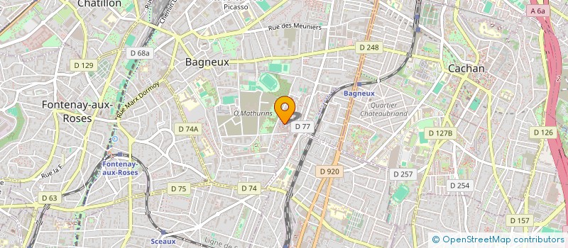 localisation de l'entreprise MONSIEUR HAMID HAIDARY à BAGNEUX