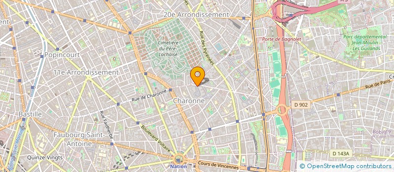 localisation de l'entreprise MONSIEUR HAMID HAMED  PARIS