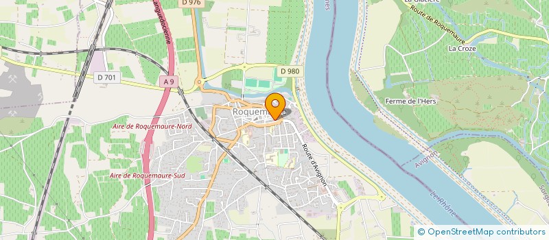 localisation de l'entreprise MONSIEUR HAMID HAMICH  ROQUEMAURE