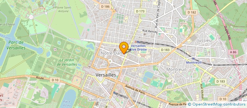 localisation de l'entreprise MONSIEUR HAMID HAMYA à VERSAILLES