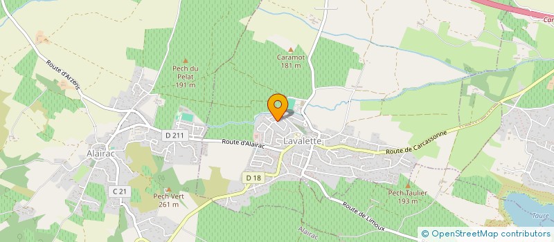 localisation de l'entreprise MONSIEUR HAMID HATTOUCHI  LAVALETTE