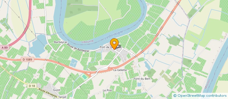 localisation de l'entreprise MONSIEUR HAMID HMAMA  GENISSAC