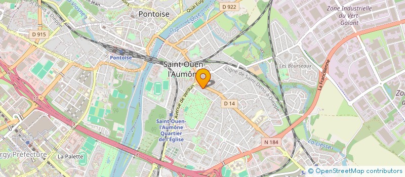 localisation de l'entreprise MONSIEUR HAMID HOUACINE  CERGY