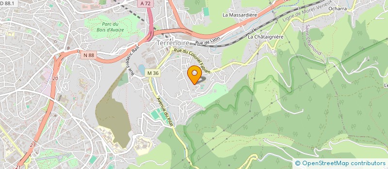 localisation de l'entreprise MONSIEUR HAMID IADEN  SAINT-ETIENNE