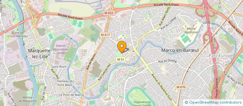 localisation de l'entreprise MONSIEUR HAMID IDIR à MARCQ EN BAROEUL