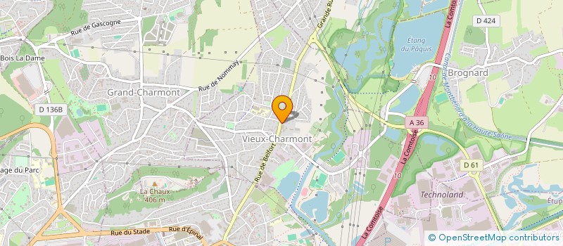 localisation de l'entreprise MONSIEUR HAMID INHID  MONTBELIARD