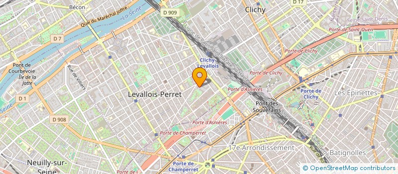 localisation de l'entreprise MONSIEUR HAMID KADDOURI à LEVALLOIS-PERRET