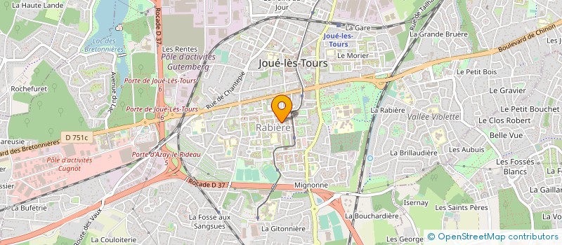 localisation de l'entreprise MONSIEUR HAMID KANI à JOUE-LES-TOURS