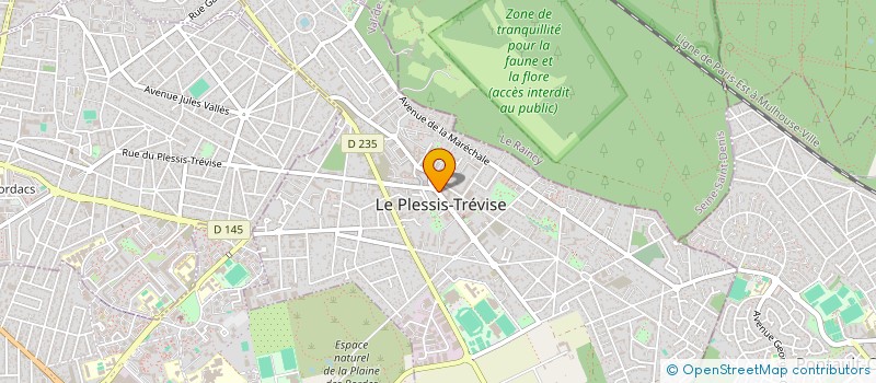 localisation de l'entreprise MONSIEUR HAMID KHOUDIR à LE PLESSIS-TREVISE