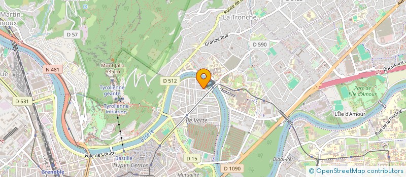 localisation de l'entreprise MONSIEUR HAMID KHOUYA à GRENOBLE