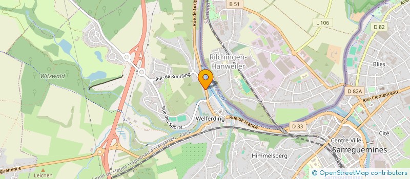 localisation de l'entreprise MONSIEUR HAMID LAHSAINI  SARREGUEMINES