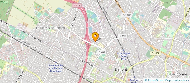 localisation de l'entreprise MONSIEUR HAMID LAMZOURI  ERMONT