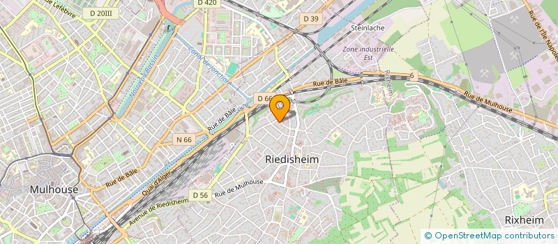 localisation de l'entreprise MONSIEUR HAMID LGHLOUSSI  RIEDISHEIM