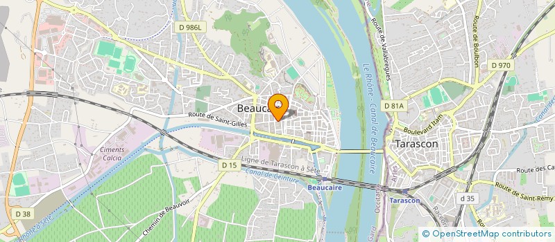 localisation de l'entreprise MONSIEUR HAMID M HIMDAT  BEAUCAIRE
