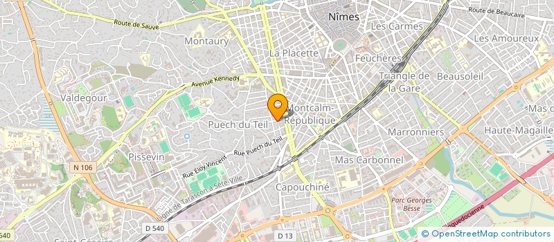 localisation de l'entreprise MONSIEUR HAMID MAGHRAOUI  NIMES