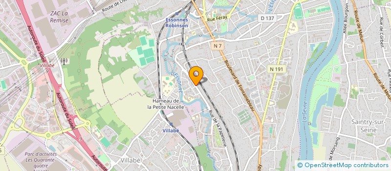 localisation de l'entreprise MONSIEUR HAMID MAHI à CORBEIL-ESSONNES