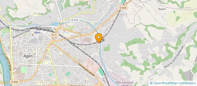 localisation de l'entreprise MONSIEUR HAMID MAHZOUM  BON-ENCONTRE