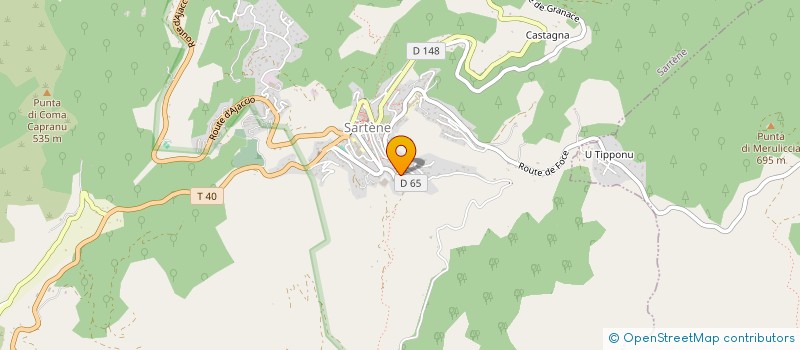 localisation de l'entreprise MONSIEUR HAMID MAIMOUNI ZEROUALI  SARTENE