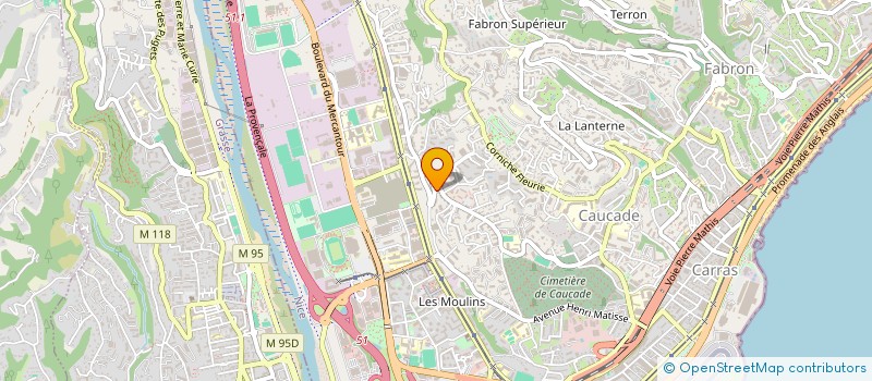 localisation de l'entreprise MONSIEUR HAMID MATINE  NICE